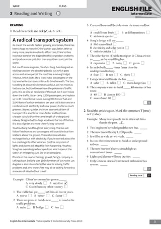 English file intermediate 3 | PDF