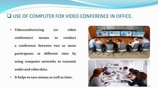 use of computer | PPT