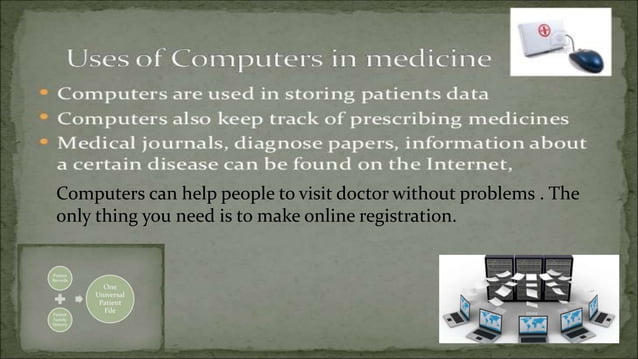 use of computer | PPT