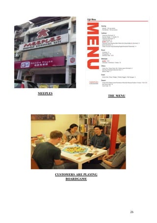 26
MEEPLES
THE MENU
CUSTOMERS ARE PLAYING
BOARDGAME
 