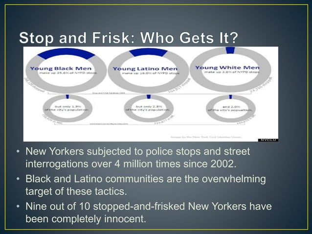 English Final stop & frisk | PPT
