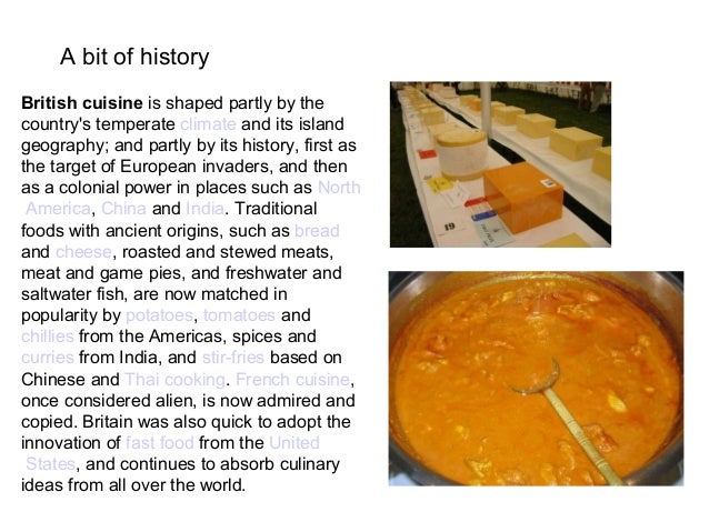 English Food Ppt