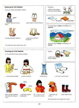 English for everyday activities