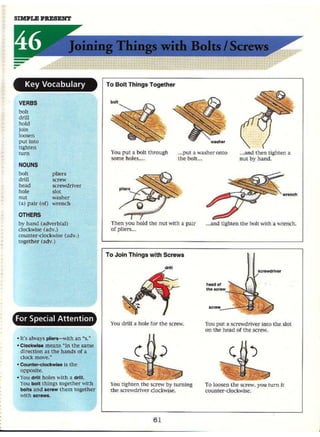 English for everyday activities