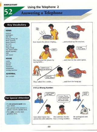 English for everyday activities