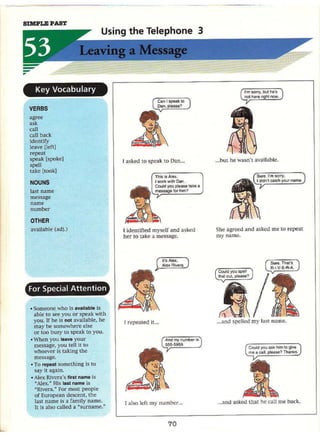 English for everyday activities