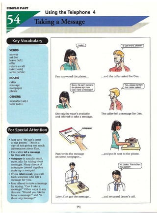 English for everyday activities