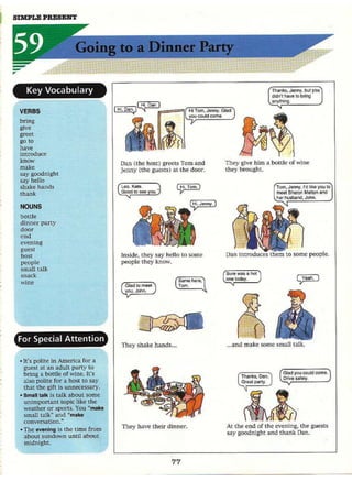 English for everyday activities