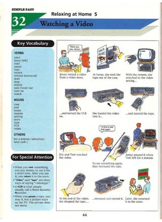 English for everyday activities a picture process dictionary | PDF