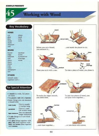 English for everyday activities a picture process dictionary | PDF