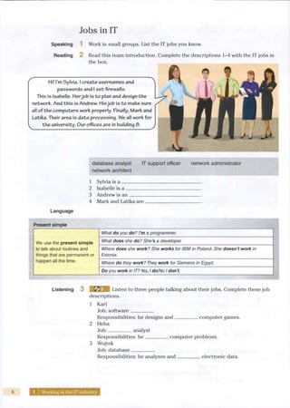 Cartas credenciales Esquivar muestra English for information technology 1