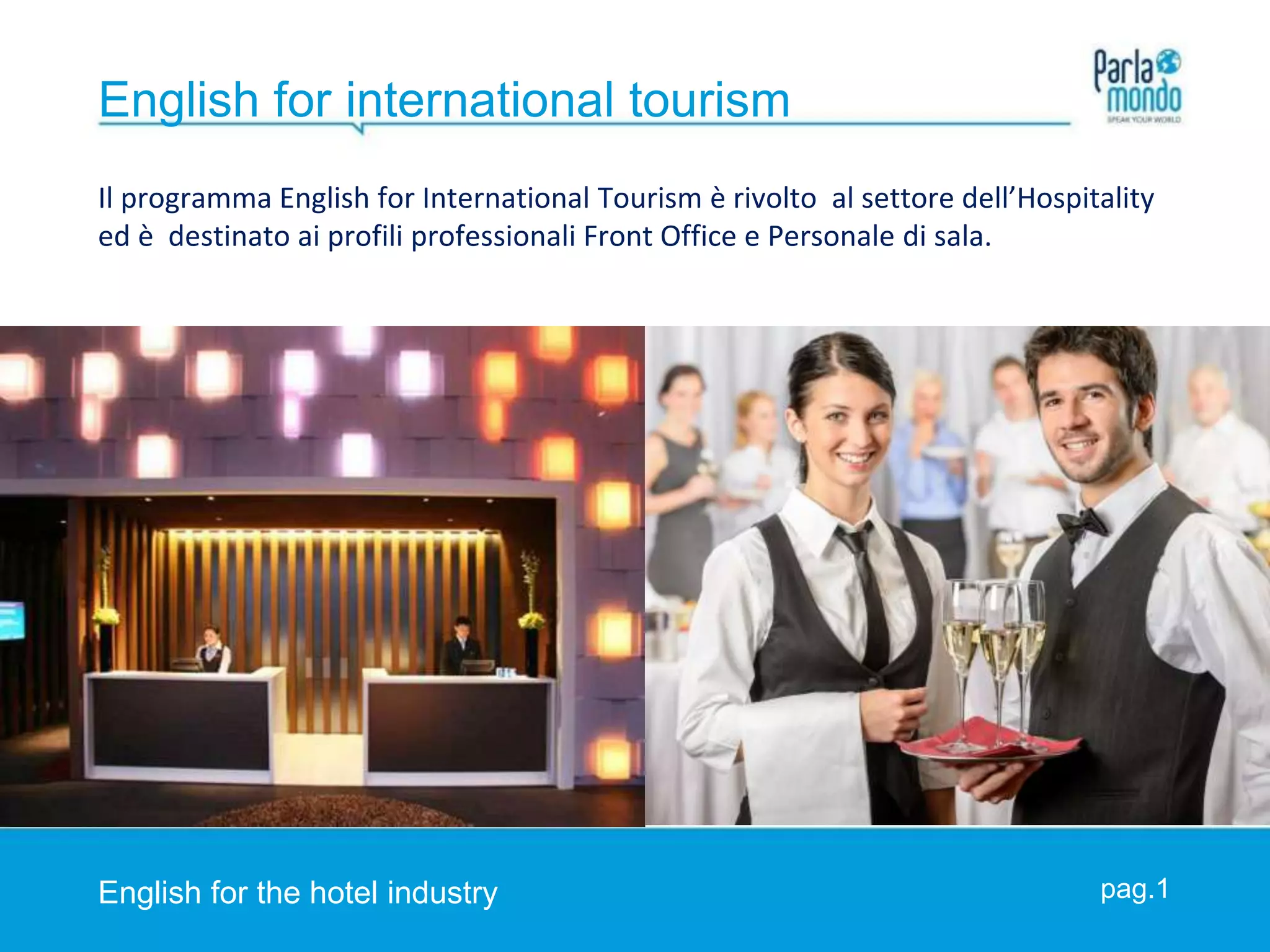 Inglese Per Hotel E Turismo Pdf