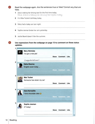 Englishforlifereadingpre intermediatea2-140607133724-phpapp02