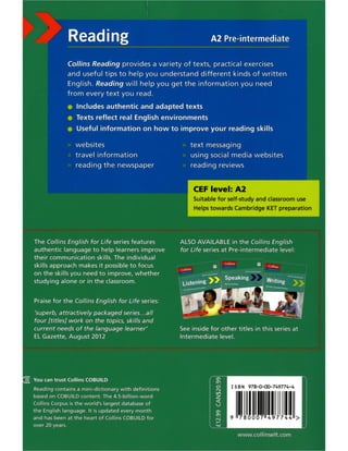 Englishforlifereadingpre intermediatea2-140607133724-phpapp02