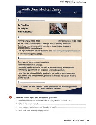 Englishforlifereadingpre intermediatea2-140607133724-phpapp02