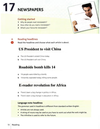 Englishforlifereadingpre intermediatea2-140607133724-phpapp02