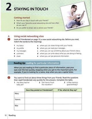 Englishforlifereadingpre intermediatea2-140607133724-phpapp02