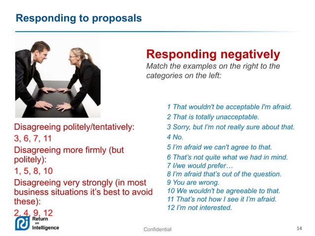 English For Negotiations Ppt