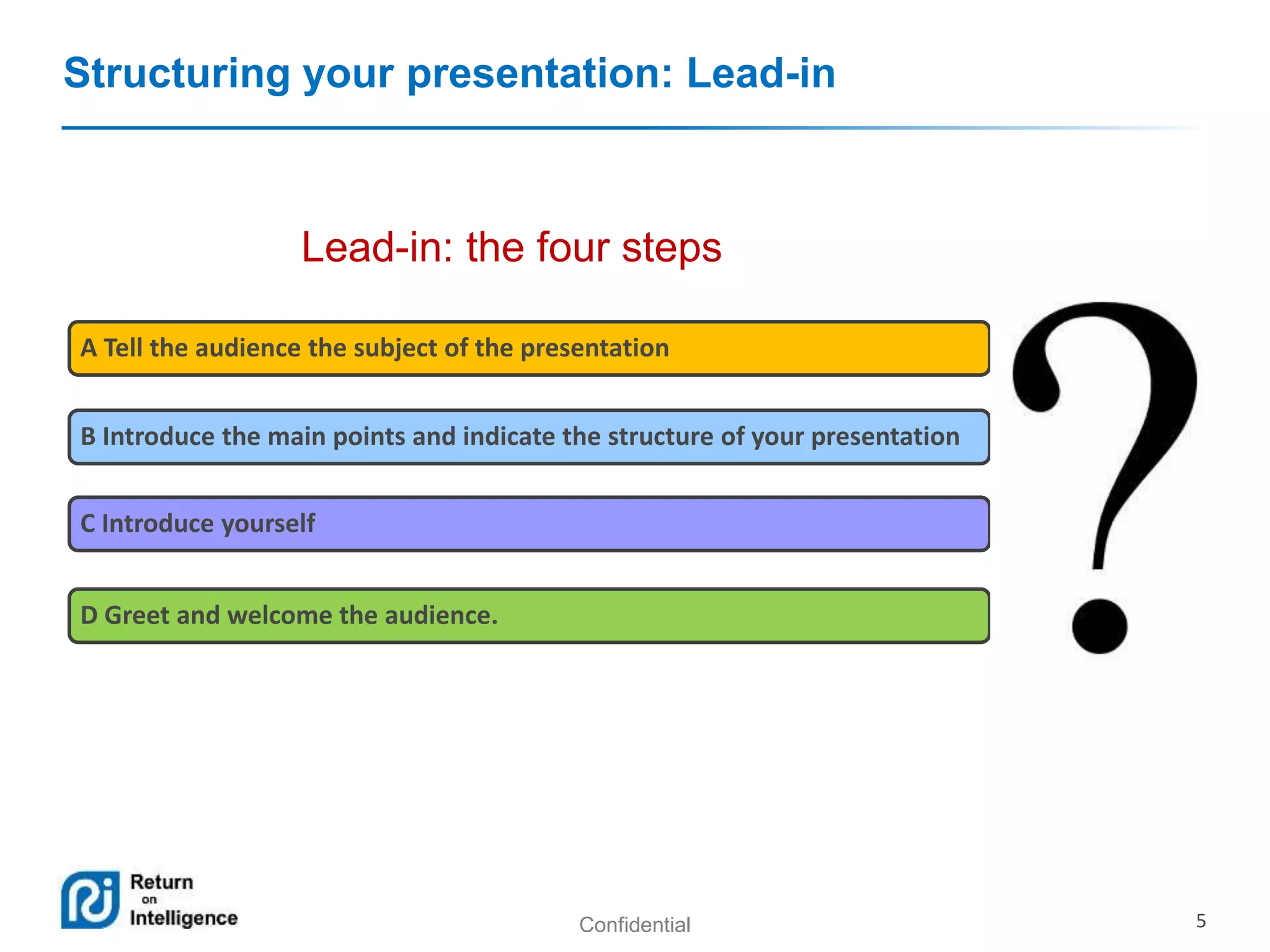 English for Presentations | PPTX