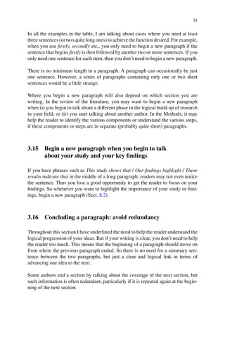 Rudimentary Paragraph Example English for Writing Research Papers by Adrian Wallwork | PDF