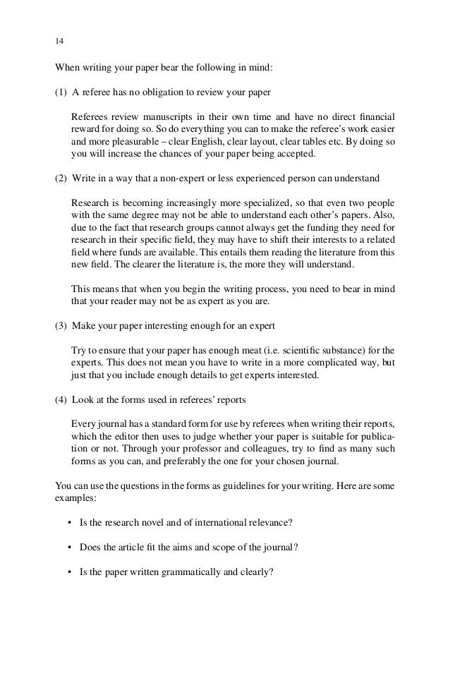 English for writing research papers