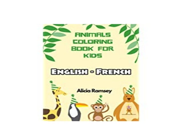 Free Download Library English French Animals Coloring Book For Kids V