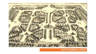 DUTCH GARDEN LAYOUT
 