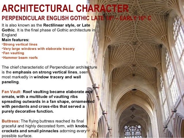 characteristics of gothic architecture