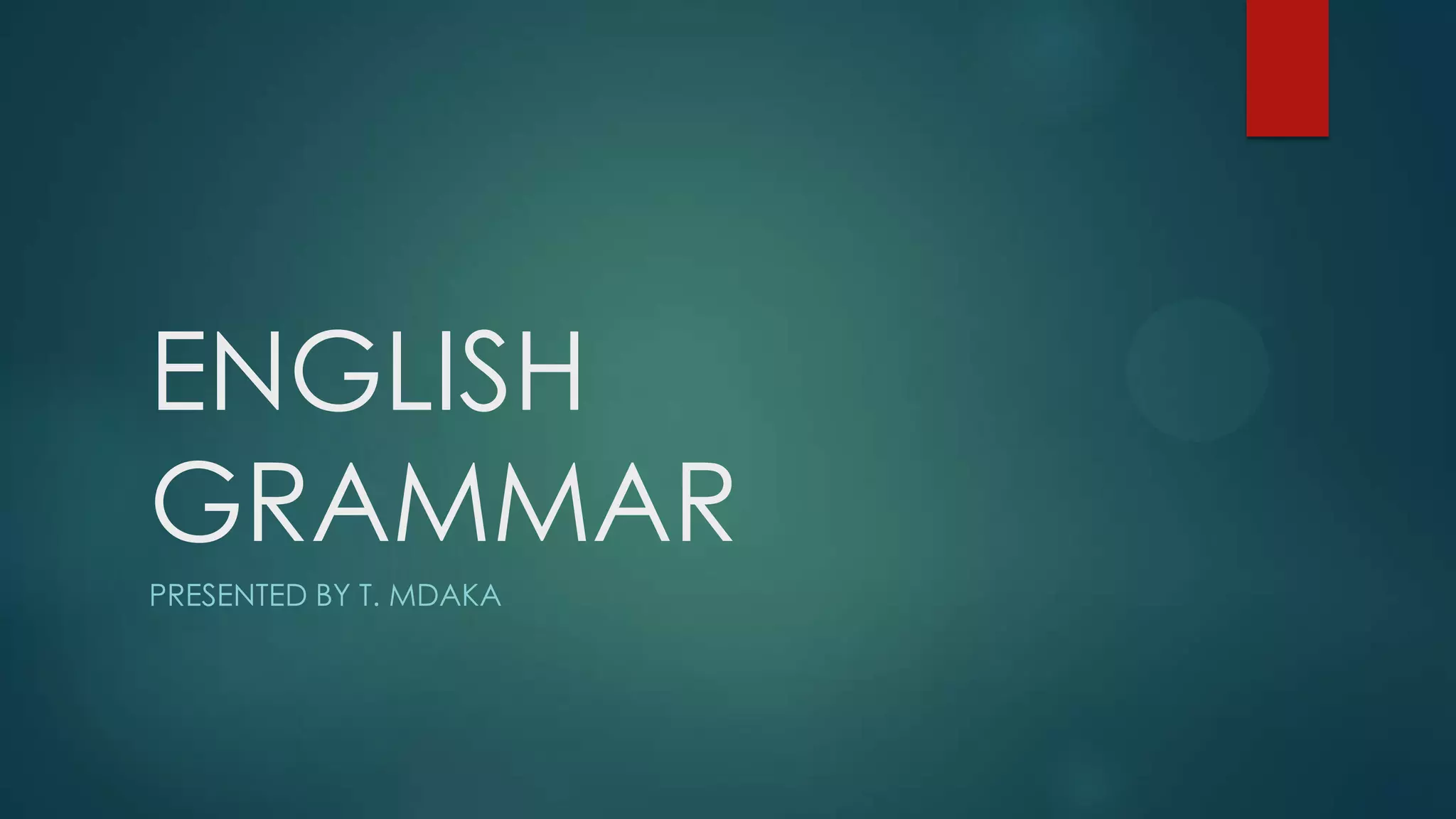 English grammar | PPT