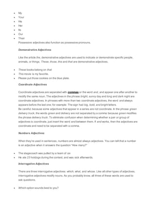 English grammar-Adjective | DOCX