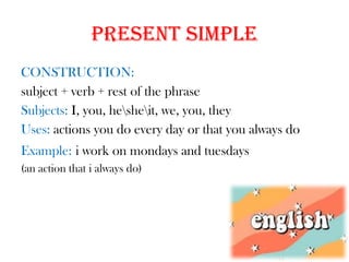 Present Simple Module ENGLISH GRAMMAR- PRESENT SIMPLE, PPT PRESENTATION | PPTX