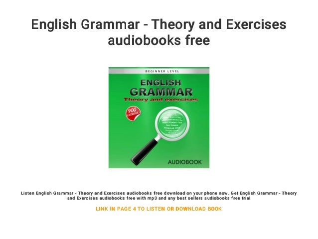 English Grammar - Theory and Exercises audiobooks free