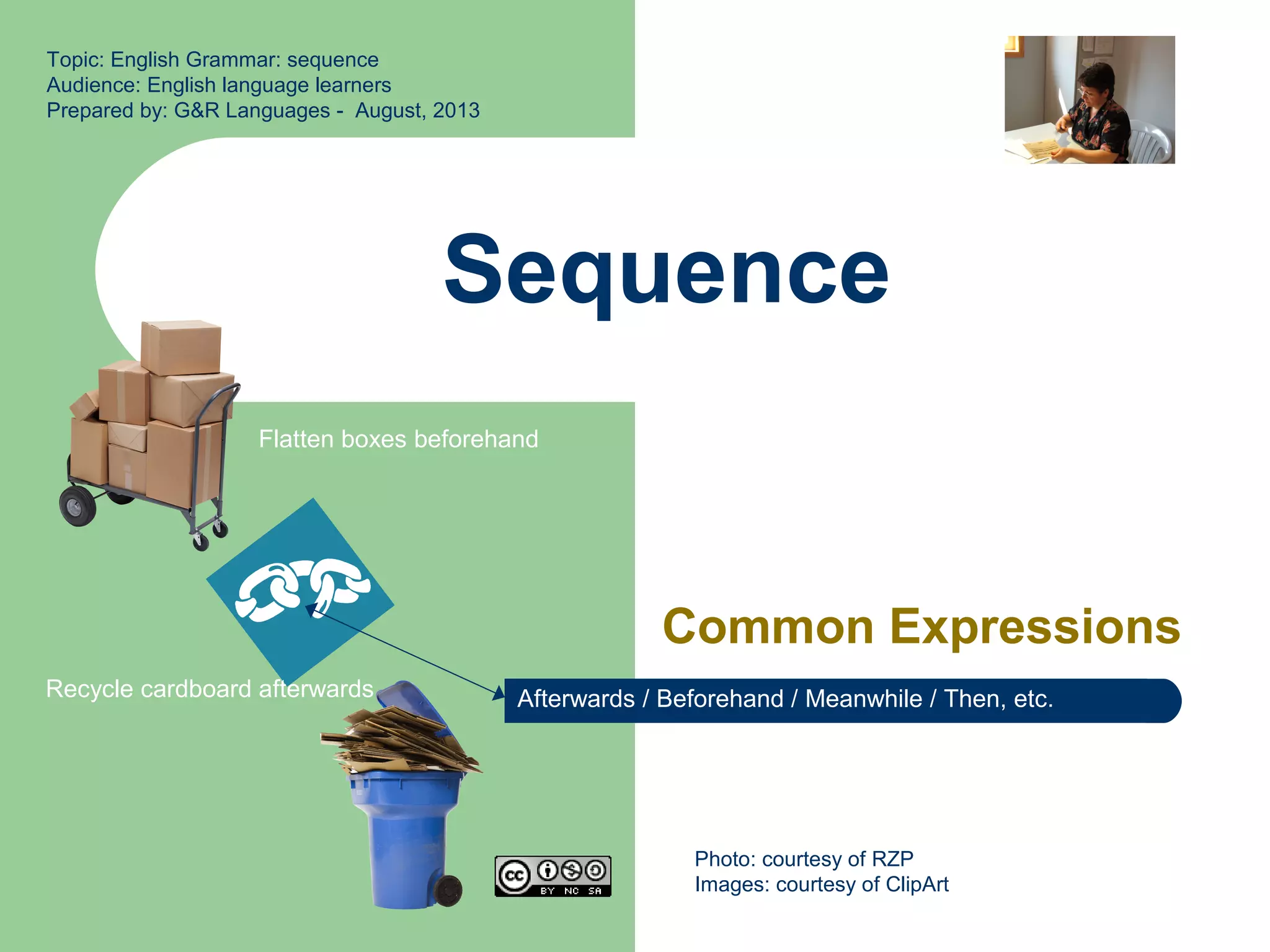English grammar conjunctive adverbs sequence | PPT
