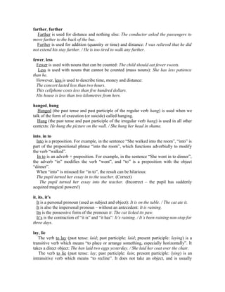 English Grammar Essentials (word document) | DOC