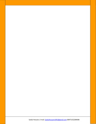 Saidul Hossain, E-mail: Saidulhossain1991@gmail.com 00971552284698
 