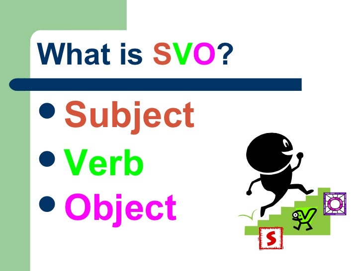 verb decree English grammar word order