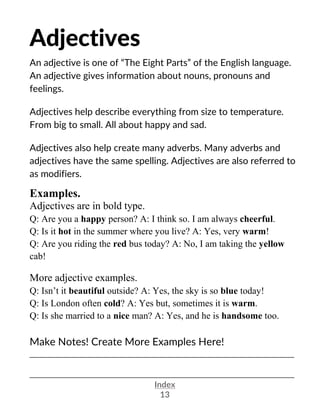 English Grammar Worksheets by Billgreen54 | PDF