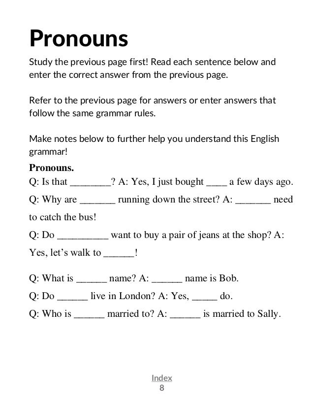 english grammar worksheets by billgreen54