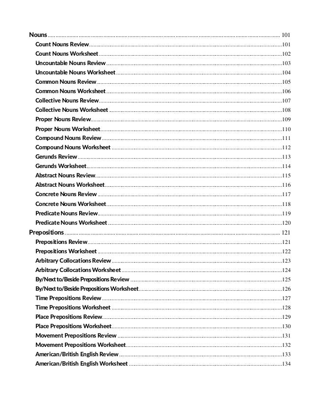 English Grammar Worksheets Bill Larisa Green