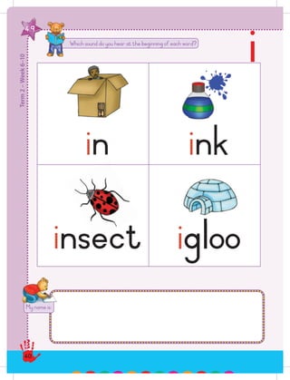 Grade R English Workbook Term 2: Foundational Literacy and Numeracy ...