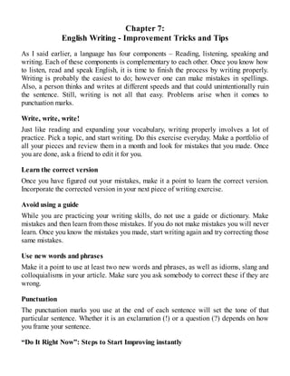 English how to speak english fluently in 1 week | PDF