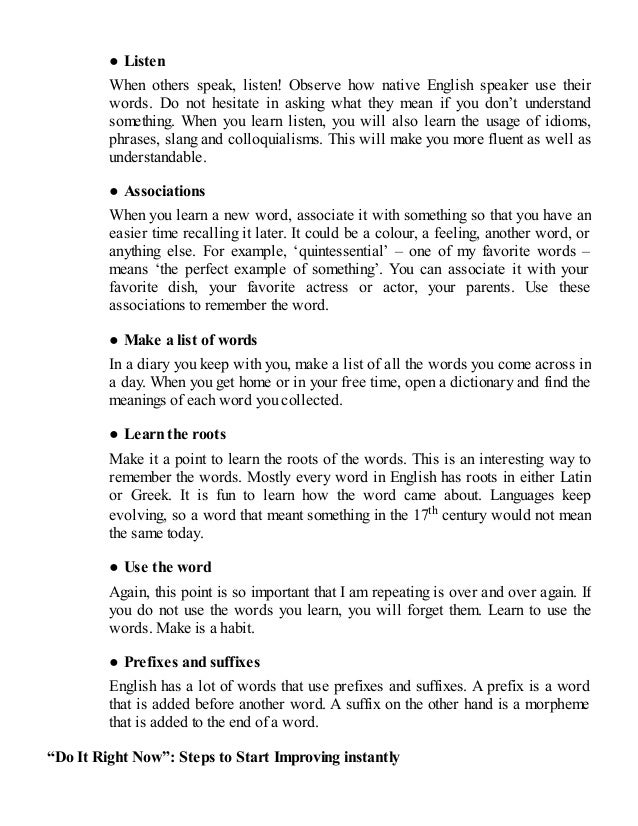 English How To Speak English Fluently In 1 Week
