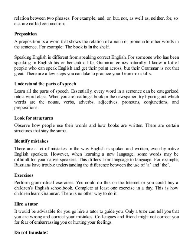 English How To Speak English Fluently In 1 Week