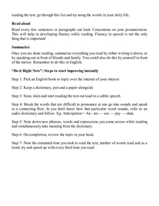 English How To Speak English Fluently In 1 Week Free