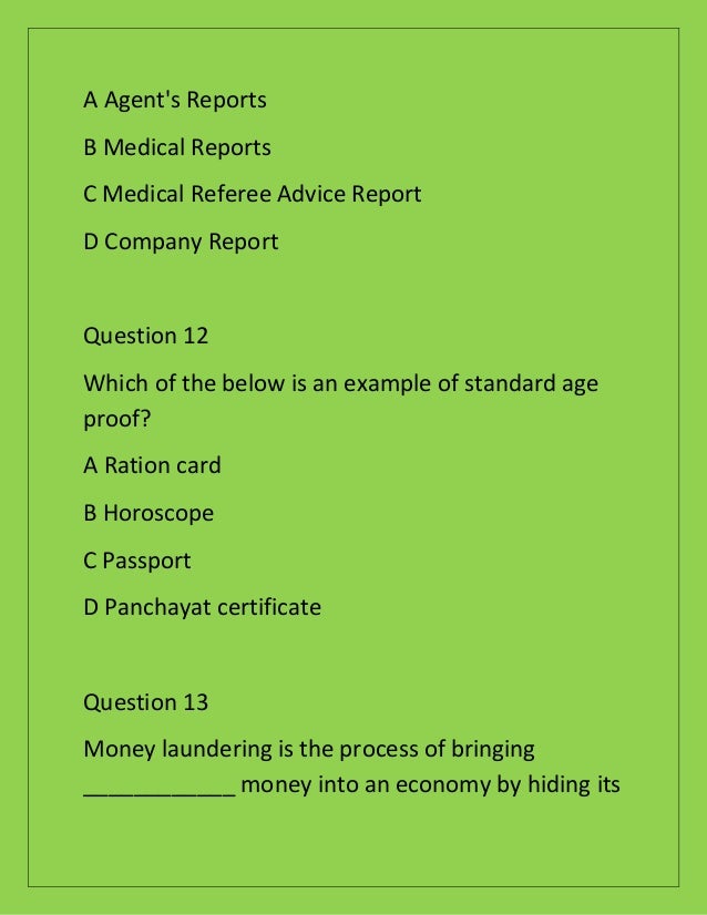 Download English ic33 chapter 6 to 11 mock test