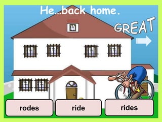 He…back home.
ride ridesrodes
 