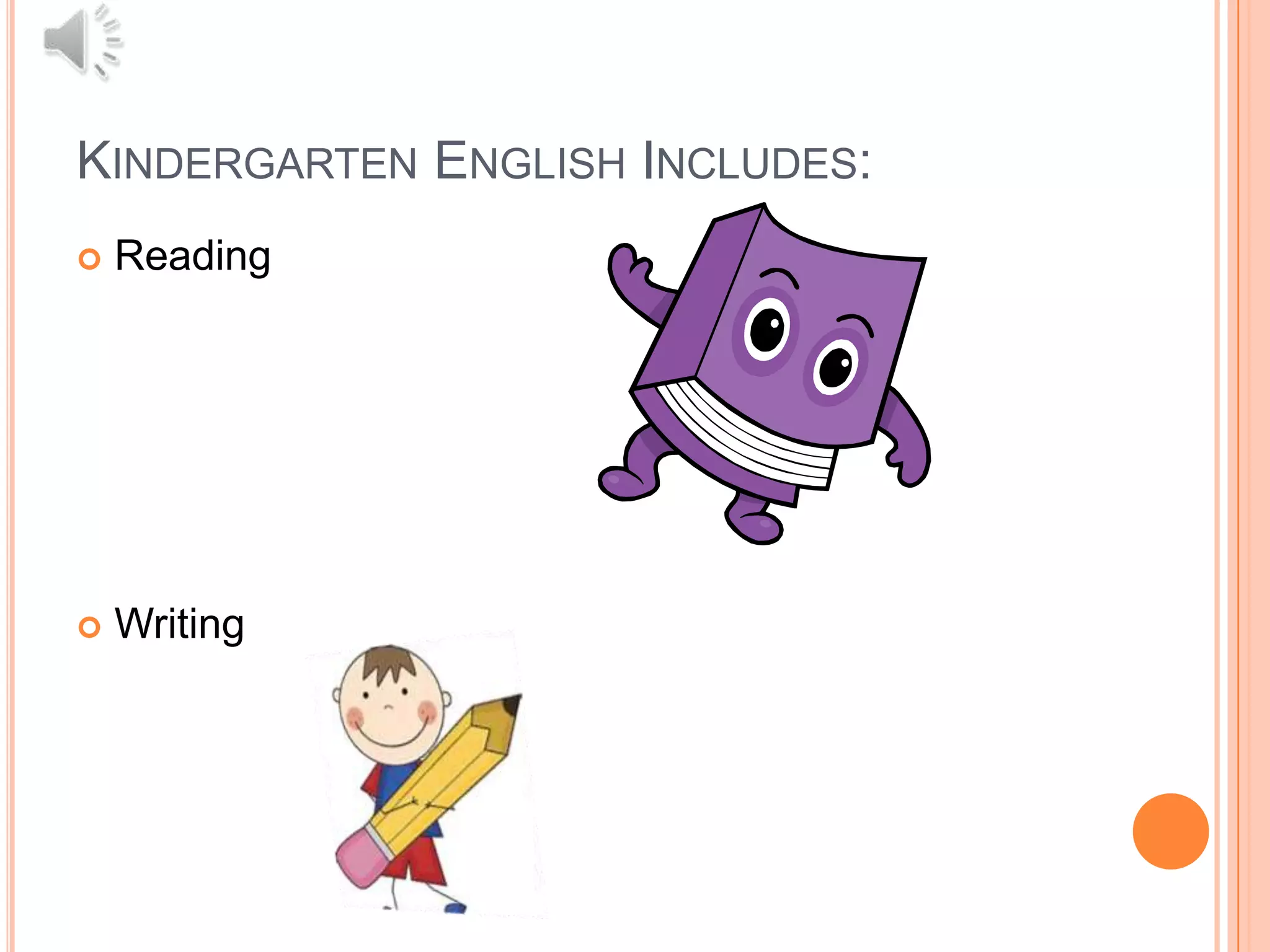 English in kindergarten | PPT