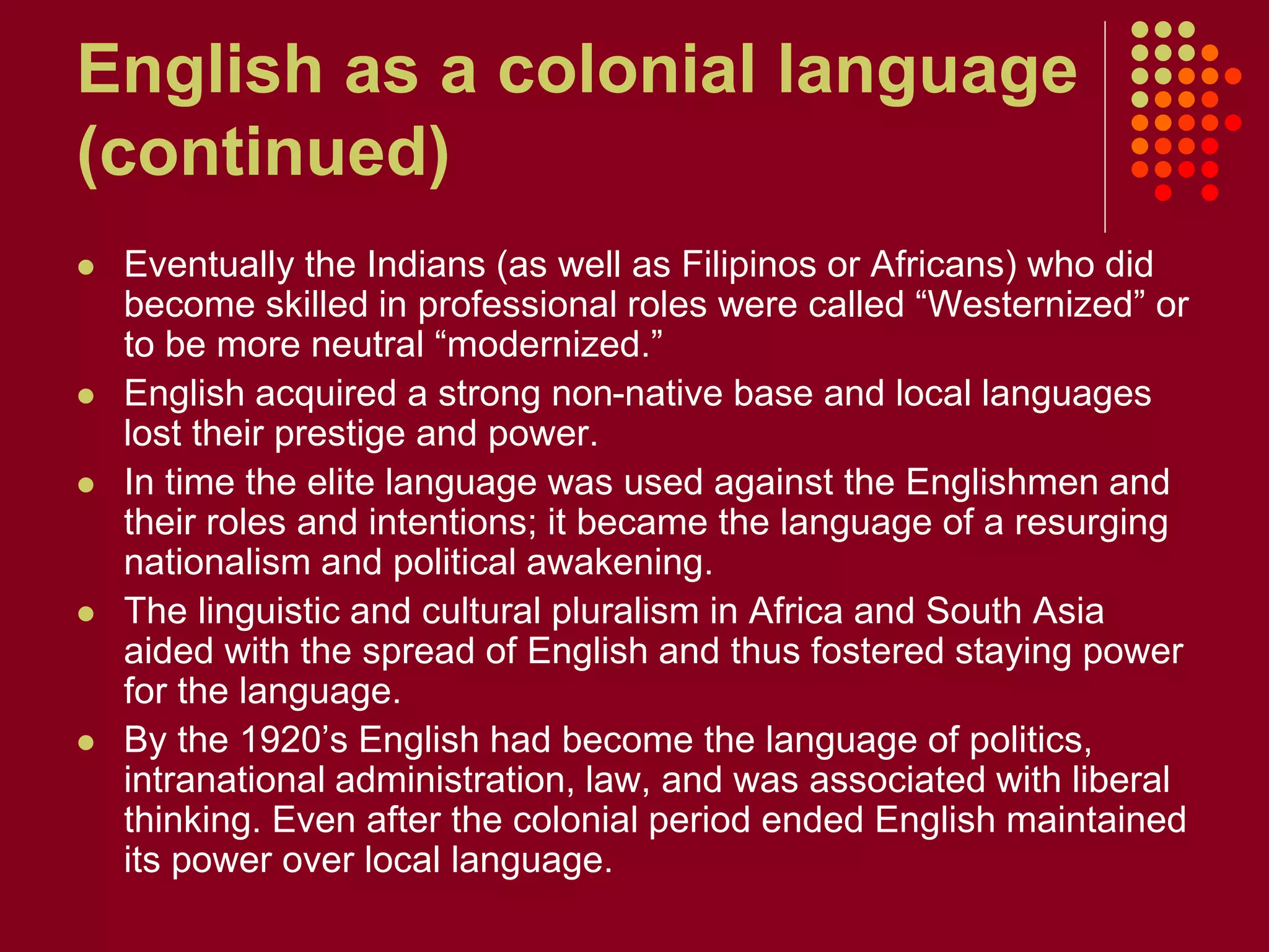 Development of English in the Philippines | PPTX