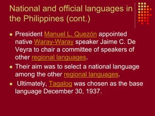 Development of English in the Philippines | PPTX