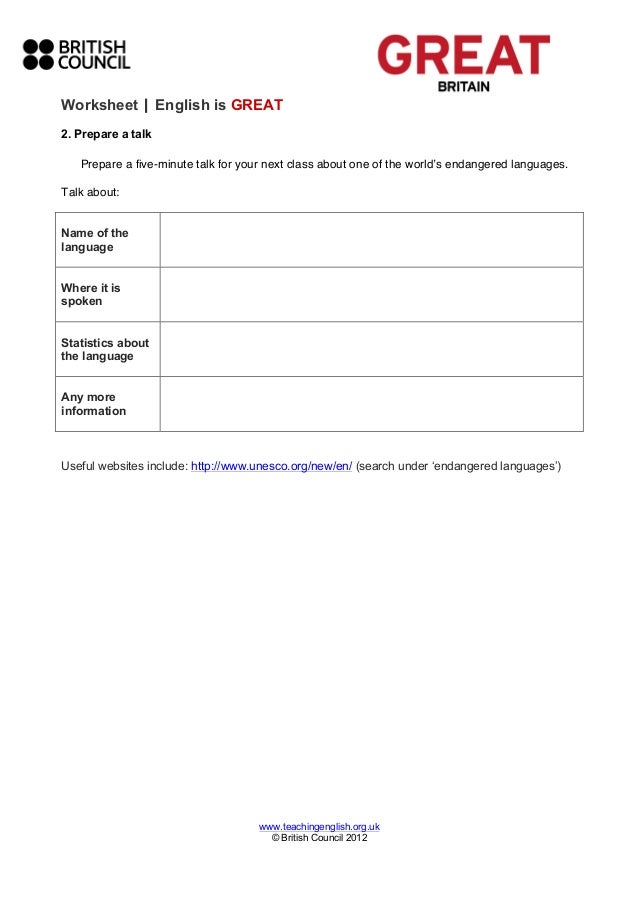 english is great worksheets pdf